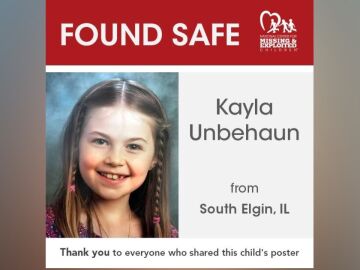 Kayla, la niña de Illinois que desapareció