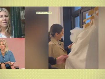 Vestido de novia de Tamara Falcó. Vestido de novia de Tamara Falcó.