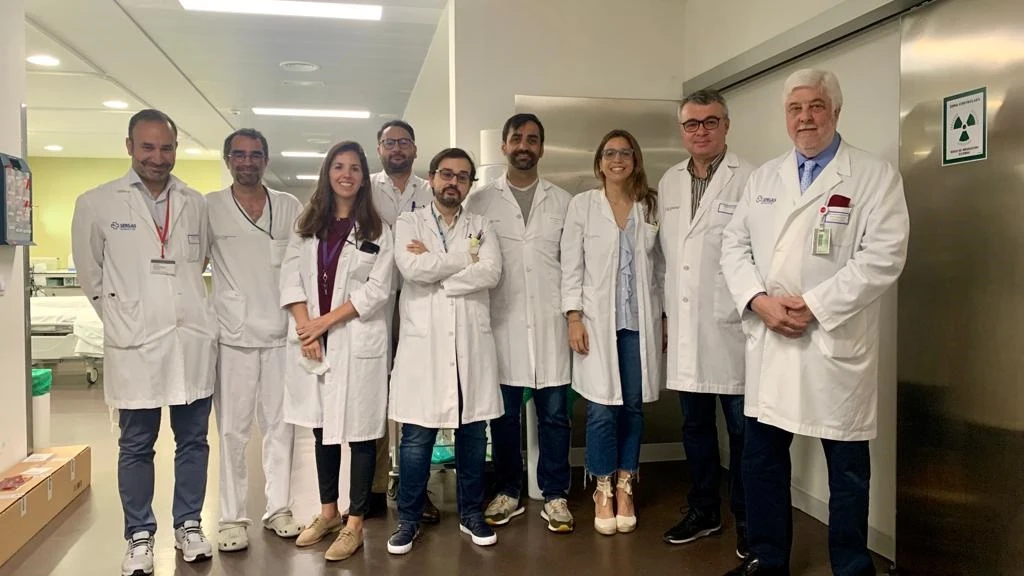 Miembros de los servicios de Cardiolog&iacute;a, Cirug&iacute;a Card&iacute;aca y Anestesiolog&iacute;a del Hospital &Aacute;lvaro Cunqueiro de Vigo