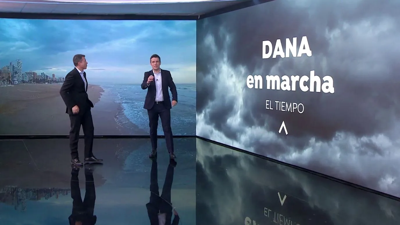 Dana en marcha.