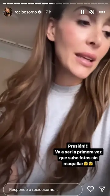 Rocío Osorno, antes de publicar sus primeras fotos sin maquillaje Rocío Osorno, antes de publicar sus primeras fotos sin maquillaje