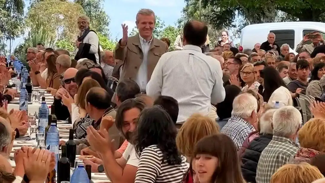 Alfonso Rueda, presidente del PP de Galicia