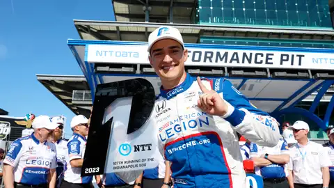 Álex Palou tras firmar la pole en las 500 Millas de Indianápolis Álex Palou tras firmar la pole en las 500 Millas de Indianápolis