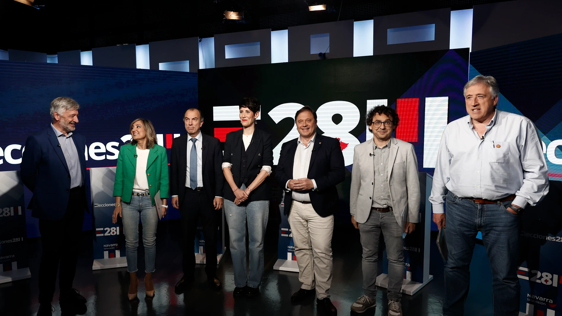 Los candidatos a la alcaldía de Pamplona en las elecciones del próximo 28 de mayo