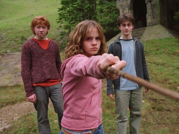 Harry, Ron y Hermione en 'Harry Potter y el prisionero de Azkaban'