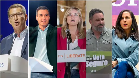 Líderes de los principales partidos Líderes de los principales partidos
