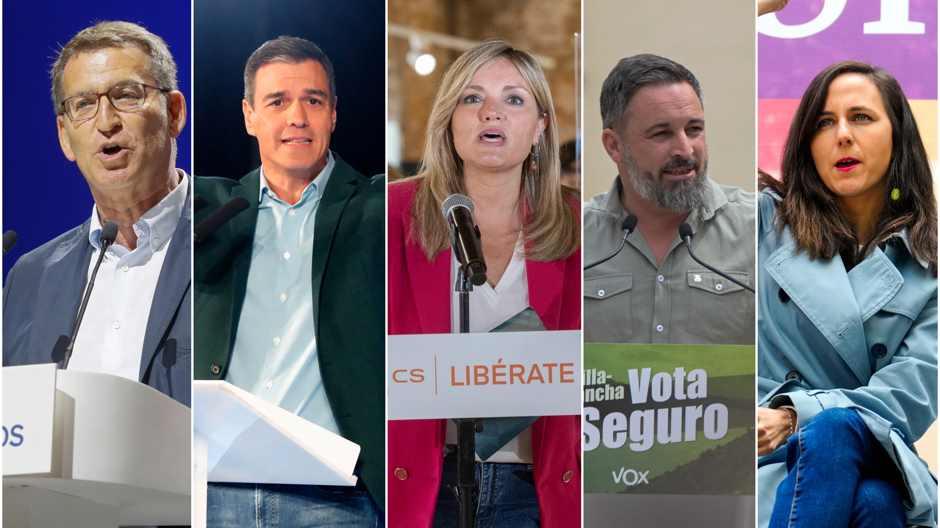 Líderes de los principales partidos Líderes de los principales partidos