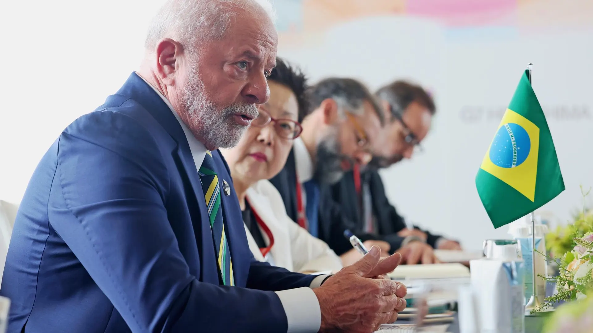 Lula Da Silva en la cumbre del G7 Lula Da Silva en la cumbre del G7