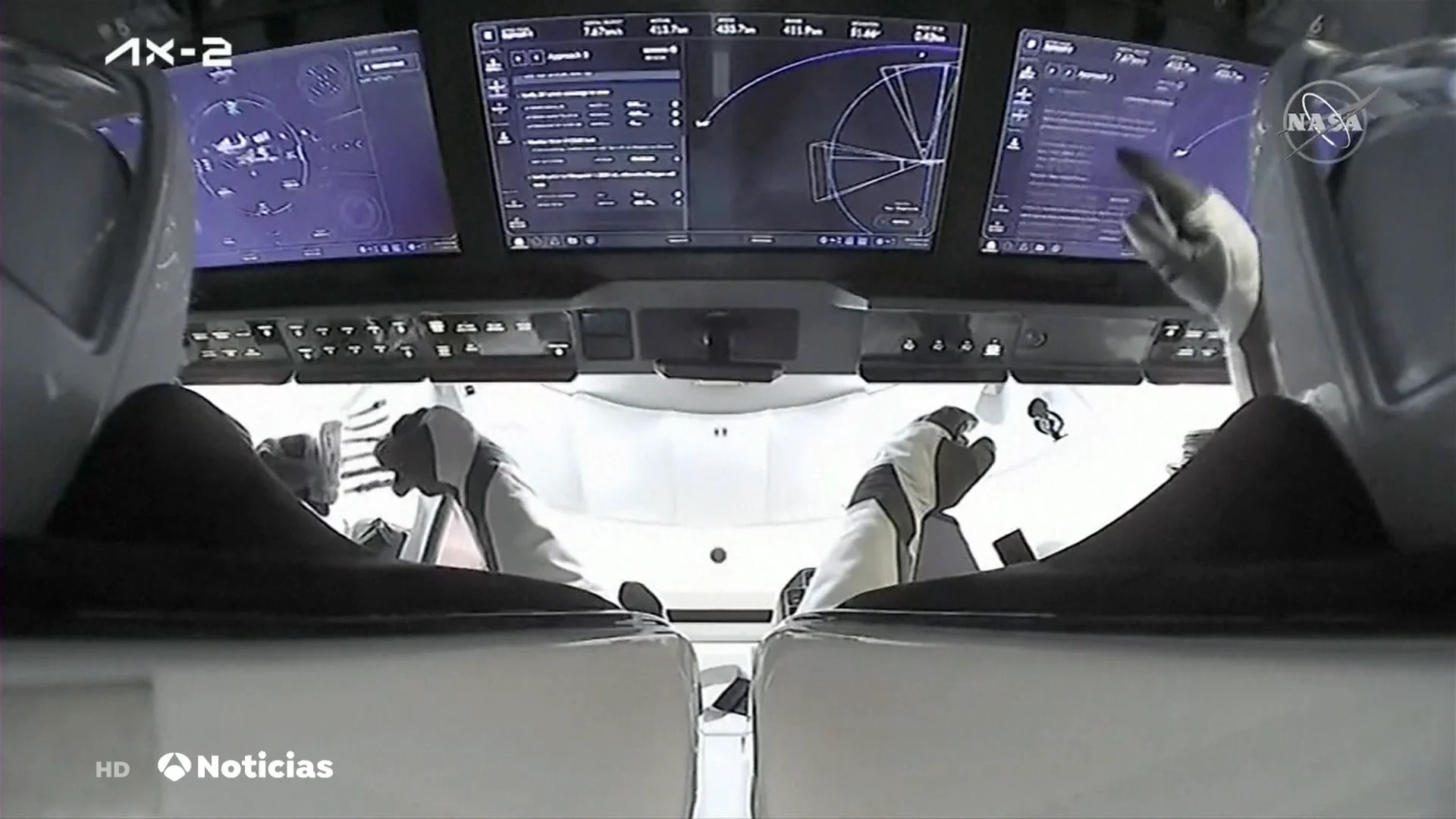Cuatro tripulantes permanecer&aacute;n 10 d&iacute;as en el espacio con 'AX-2'