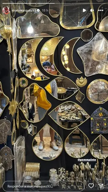 Marc Márquez y Gemma Pinto Marc Márquez y Gemma Pinto