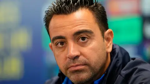 Xavi Hernández, en rueda de prensa