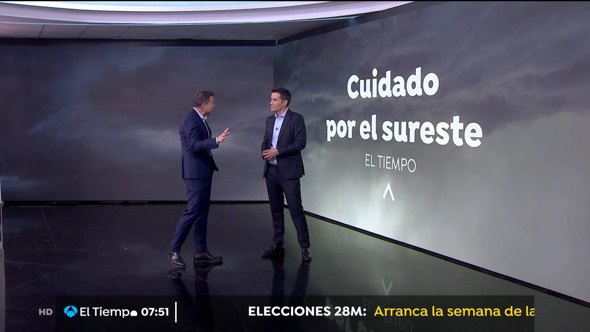 Semana de tormentas, hoy lo peor en el sureste. 