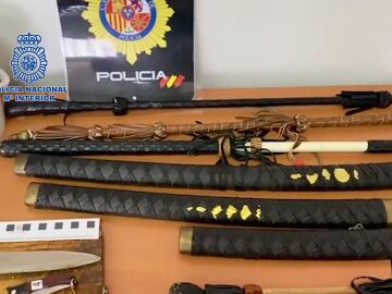 Armas confiscadas en la Operación Delta