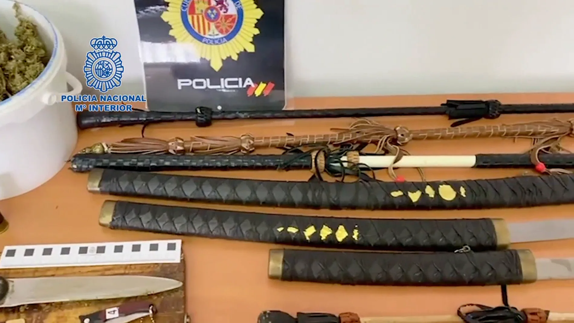 Armas confiscadas en la Operación Delta