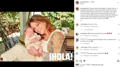 Zayra Gutiérrez con su hijo Hugo Zayra Gutiérrez con su hijo Hugo