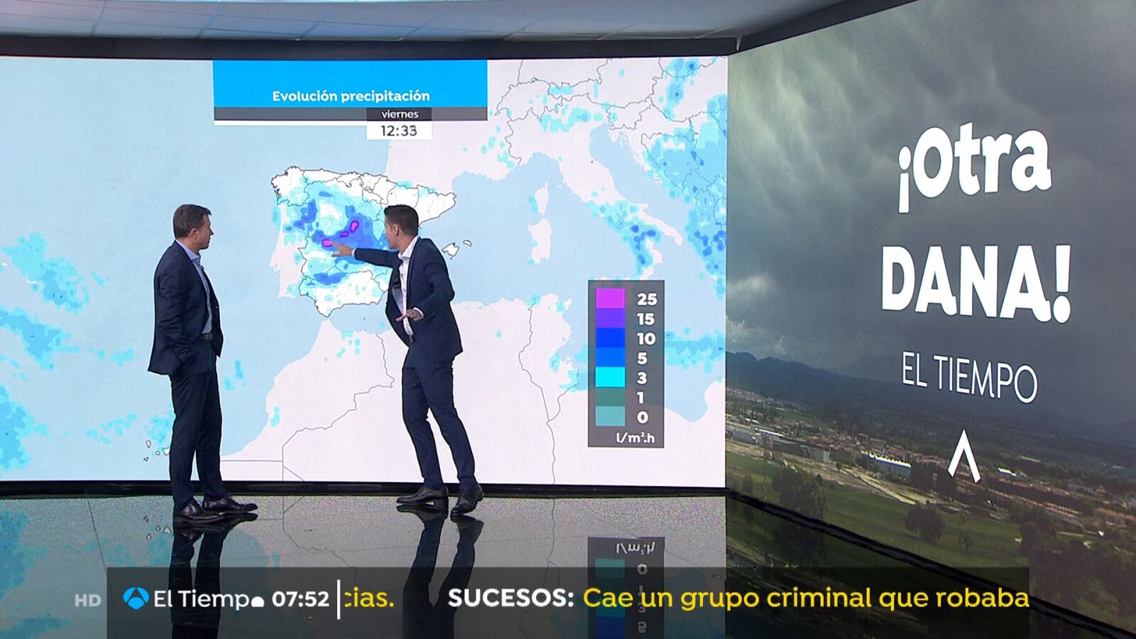 César Gonzalo avisa que las lluvias de la DANA mañana llegan al centro 