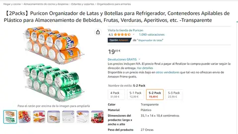Organizador de latas Organizador de latas