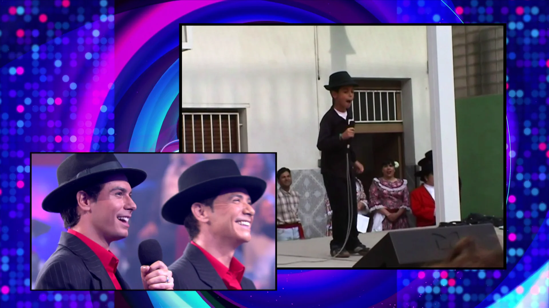 ¡Exclusiva! La primera vez de Alfred García en un escenario cantando como David Civera ¡Exclusiva! La primera vez de Alfred García en un escenario cantando como David Civera