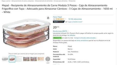 Caja de almacenamiento para embutido Caja de almacenamiento para embutido