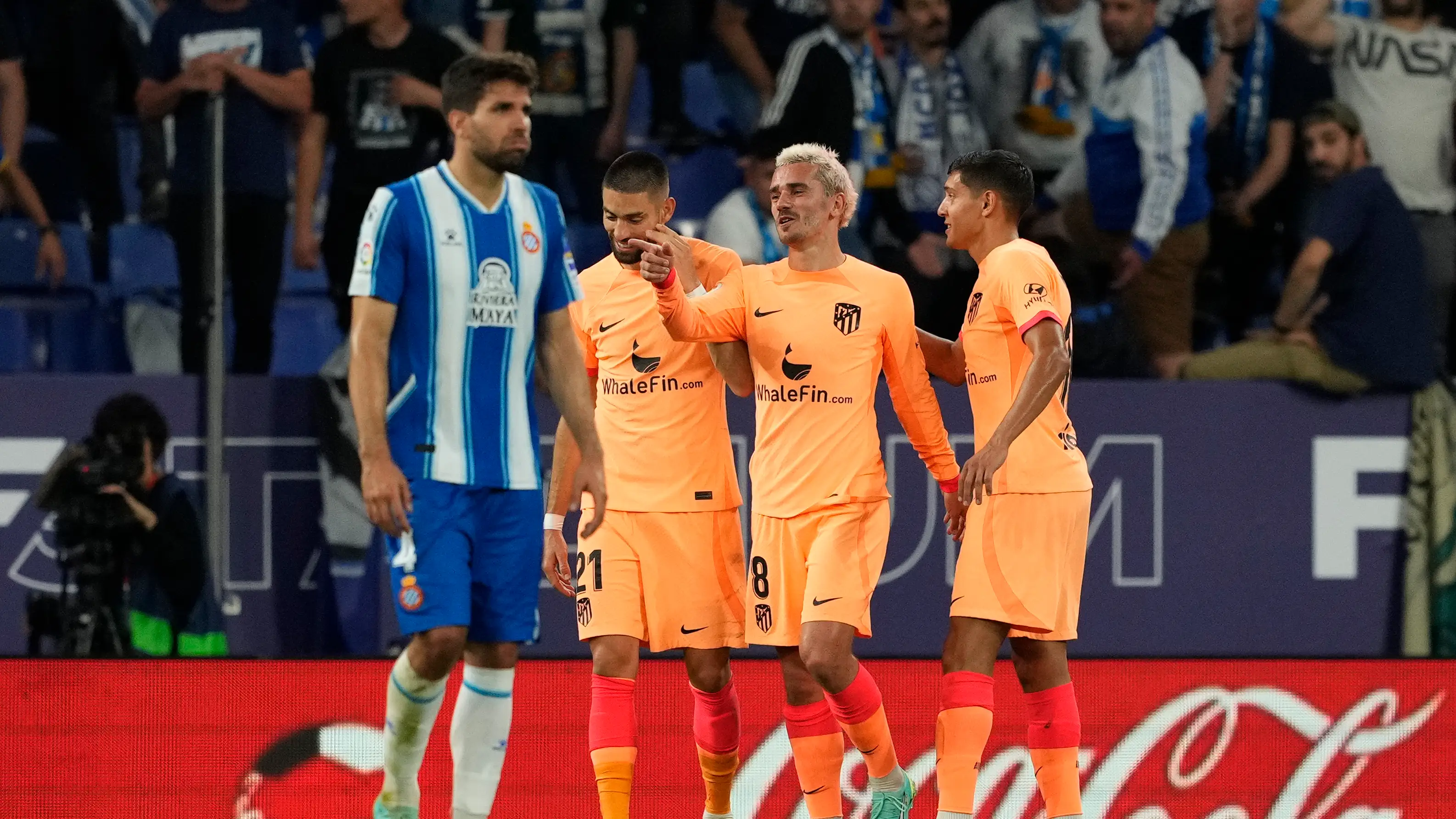 Griezmann celebra su gol ante el Espanyol Griezmann celebra su gol ante el Espanyol