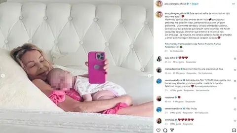 Ana Obregón y su nieta Ana Sandra Ana Obregón y su nieta Ana Sandra