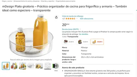 Plato giratorio Plato giratorio