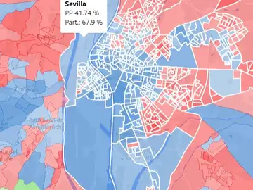 Mapa de Sevilla Mapa de Sevilla