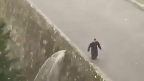 El vídeo de la inundación del puente romano de Ourense El vídeo de la inundación del puente romano de Ourense