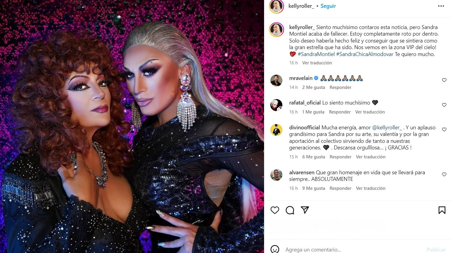 Kelly Roller y Sandra Montiel