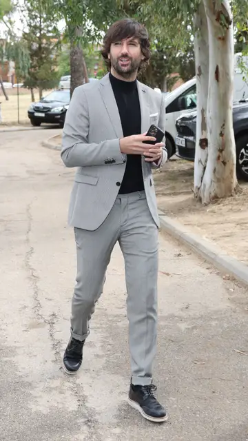 David Otero llegando a la boda de Willy Bárcenas y Loreto Sesma David Otero llegando a la boda de Willy Bárcenas y Loreto Sesma