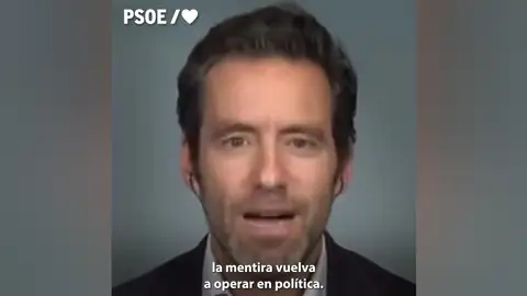 El PSOE publica un vídeo con el lapsus de Borja Sémper con imágenes El PSOE publica un vídeo con el lapsus de Borja Sémper con imágenes