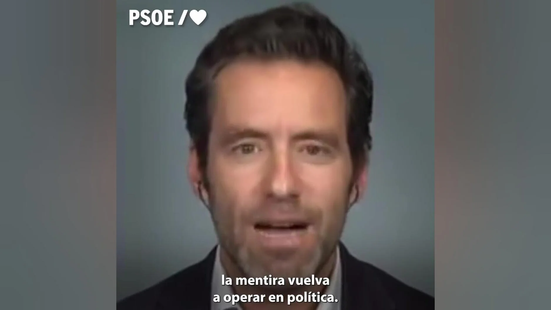 El PSOE publica un v&iacute;deo con el lapsus de Borja S&eacute;mper con im&aacute;genes 