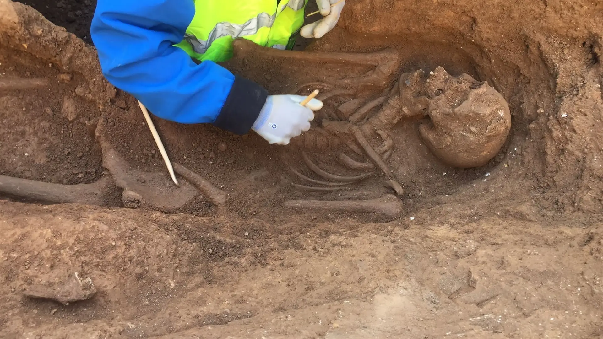 Restos arqueol&oacute;gicos hallados en la V&iacute;a Laietana de Barcelona