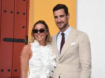 Sergio Rico y su mujer Alba Silva Sergio Rico y su mujer Alba Silva