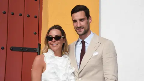 Sergio Rico y su mujer Alba Silva Sergio Rico y su mujer Alba Silva