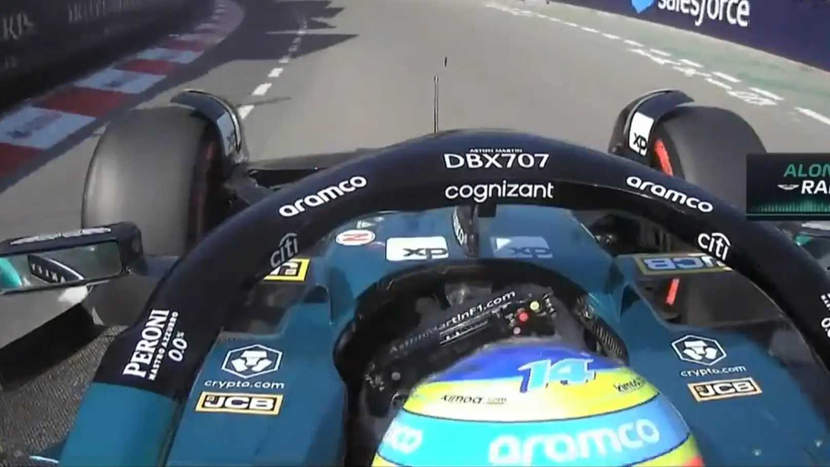 Fernando Alonso en las calles de Mónaco Fernando Alonso en las calles de Mónaco