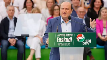 El presidente del Partido Nacionalista Vasco, Andoni Ortuzar