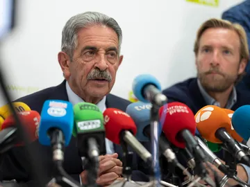 Miguel Ángel Revilla valora los resultados del 28M en la sede del PRC, este domingo Miguel Ángel Revilla valora los resultados del 28M en la sede del PRC, este domingo