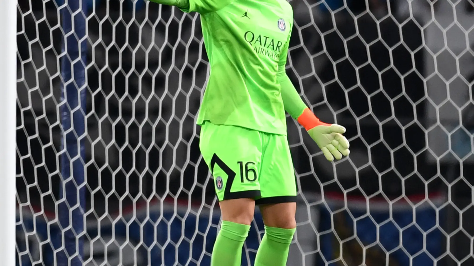 Sergio Rico durante un partido del PSG Sergio Rico durante un partido del PSG