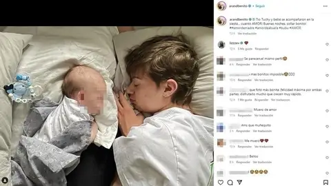 Aitor Gutiérrez junto a su sobrino Hugo, el hijo de su hermana Zayra Aitor Gutiérrez junto a su sobrino Hugo, el hijo de su hermana Zayra