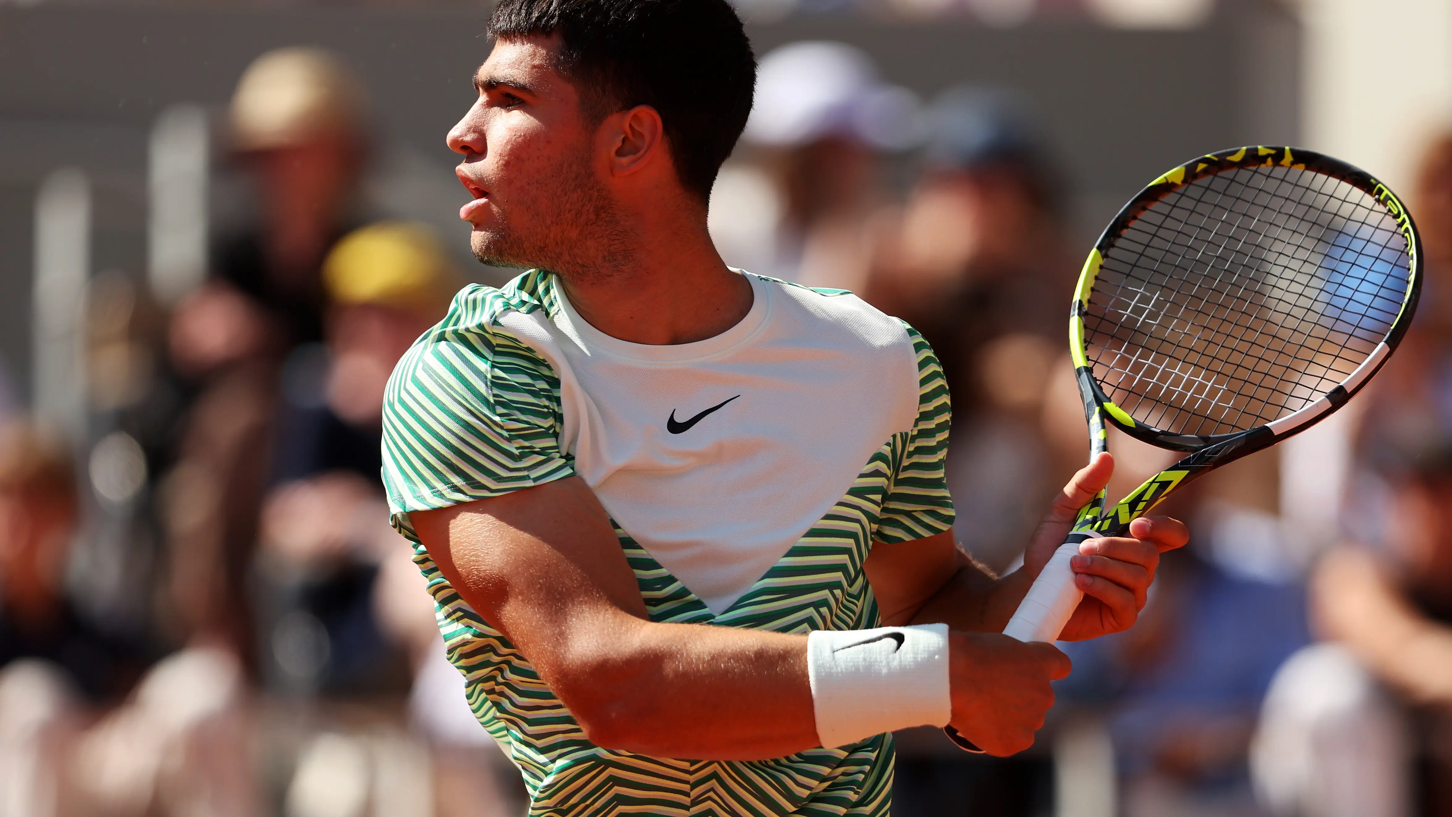 Carlos Alcaraz en Roland Garros Carlos Alcaraz en Roland Garros