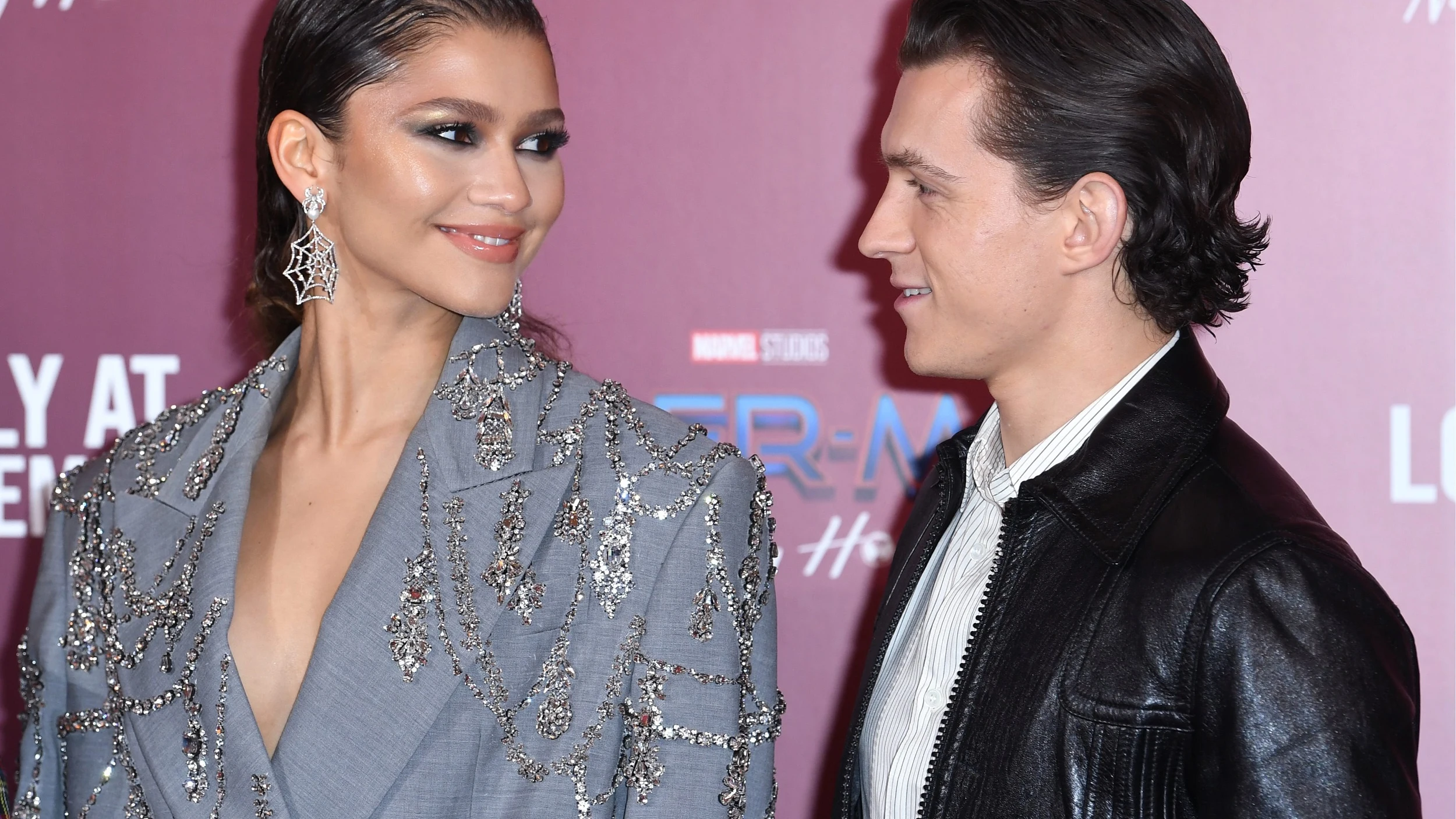 Tom Holland y Zendaya en el estreno de 'SpiderMan: No way home'