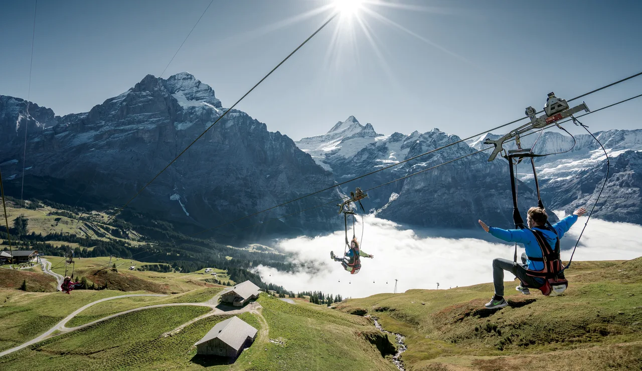 Grindelwald First - Top of Adventure en la región de Jungfrau