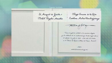 Así es la invitación de boda de Tamara Falcó e Íñigo Onieva y el detalle sorpresa que la hace única