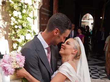 Sergio Rico y Alba Silva Sergio Rico y Alba Silva