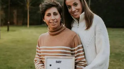 Carla Su&aacute;rez y Olga Garc&iacute;a