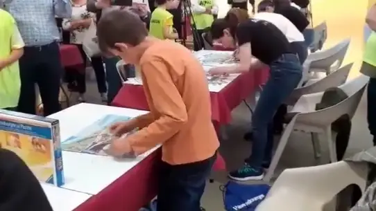 Gabriel Moreno, el niño de 11 años subcampeón de Puzzles de España Gabriel Moreno, el niño de 11 años subcampeón de Puzzles de España