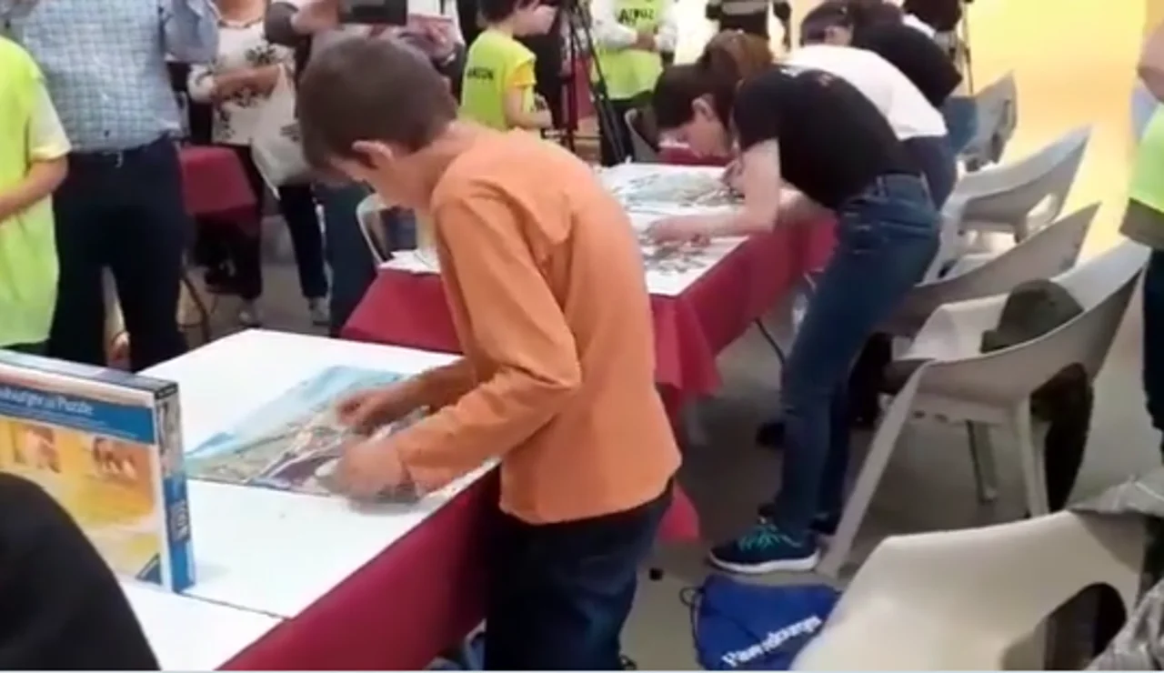 Gabriel Moreno, el niño de 11 años subcampeón de Puzzles de España 
