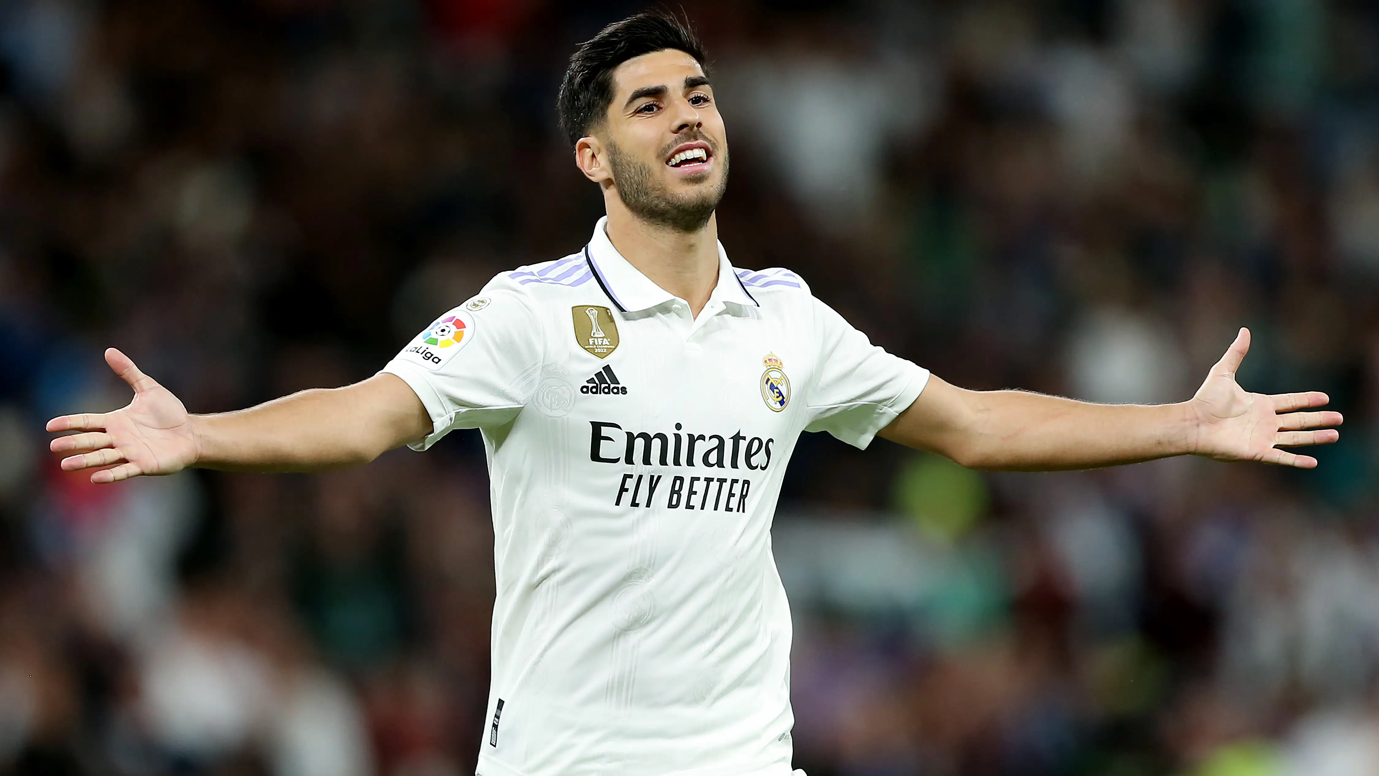 Marco Asensio en un partido con el Real Madrid Marco Asensio en un partido con el Real Madrid