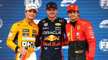 Verstappen, Sainz y Norris tras la clasificación en Montmeló